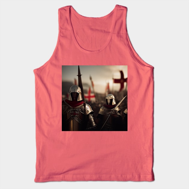 Knights Templar in The Holy Land Tank Top by Grassroots Green